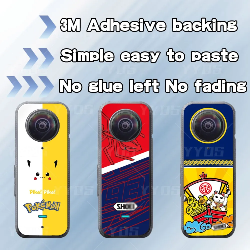 Panoramic Action Camera Accessorie Protective Films Scratch-Resistant Waterproofing 3M Decals For Insta360X3 insta360x3 Sticker
