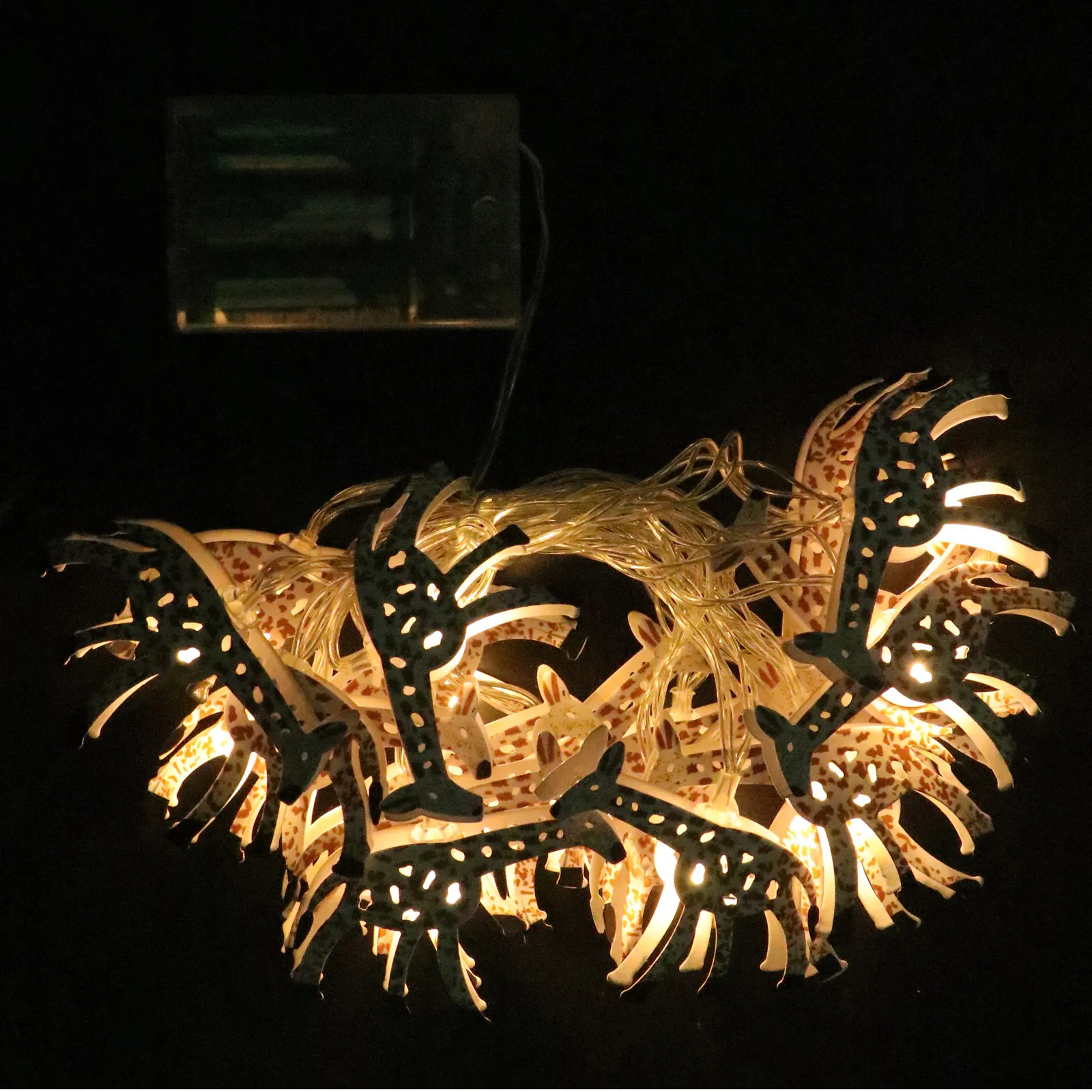 

1Pcs LED Giraffe-Shaped String Light Flexible Cartoon Lamp Ideal for Room Banquet Xmas Party Scene Decorative Illumination