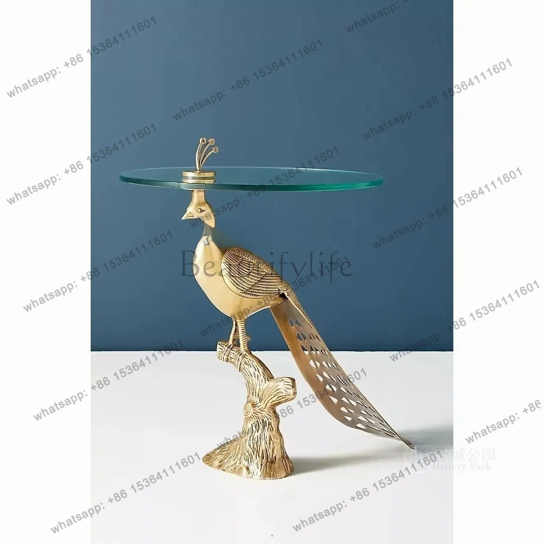 

11Modern simple and beautiful shape glass edge table coffee table