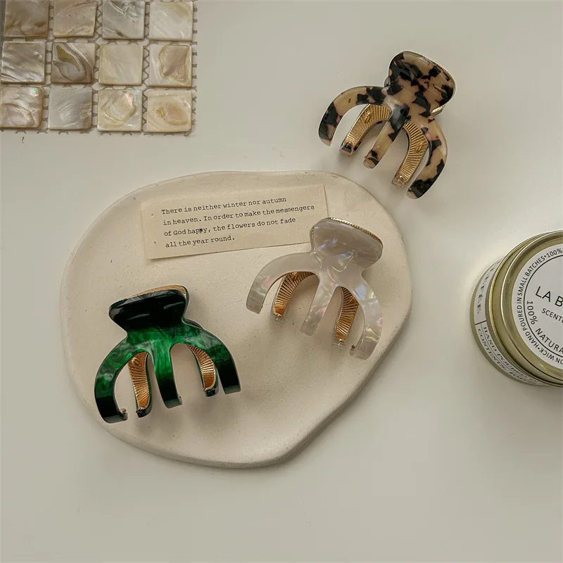 1 Stück Neue Hochsteck-Haarspange, Haarspange für den Hinterkopf, Damen-Haifischspange, Hochwertige Haarspange – Detail 3