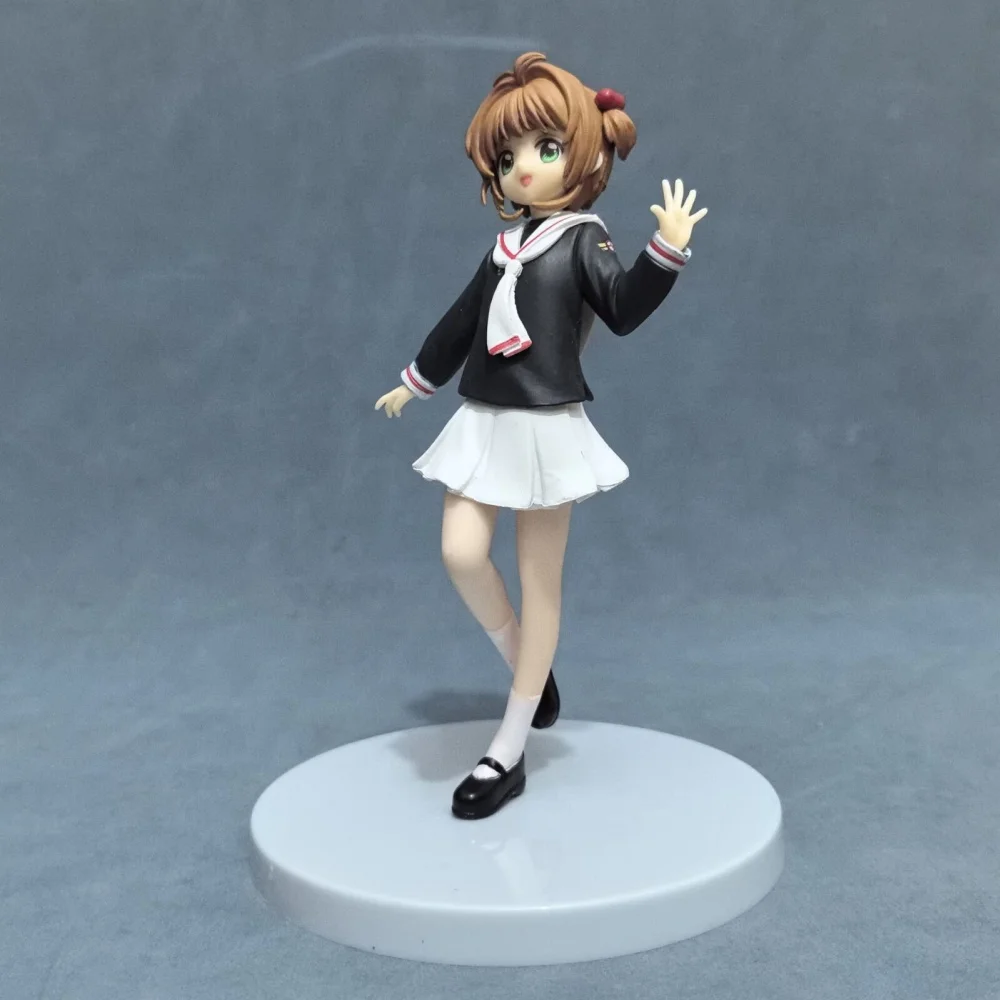 Anime cardcaptor sakura kinomoto sakura pvc figura de ação modelo colecionável boneca brinquedo 16cm