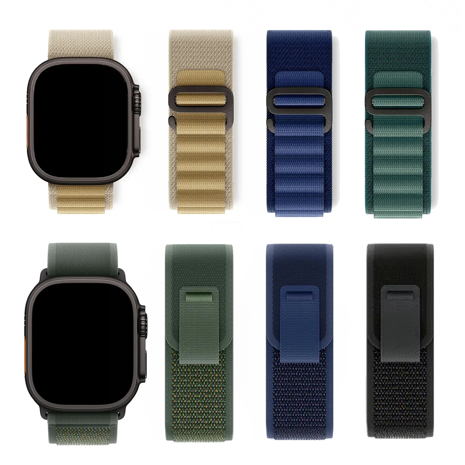 Trail Loop für Apple Watch Ultra 2 Band 49 mm 44 mm 40 mm 45 mm 41 mm 42 mm Correa Armband Iwatch Serie 10 9 8 7 6 5 Se3 46 mm Riemen