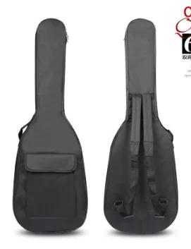 Waterproof Electric Bass Guitar Bag Soft Oxford Cloth Instrument Case Backpack with Double Straps