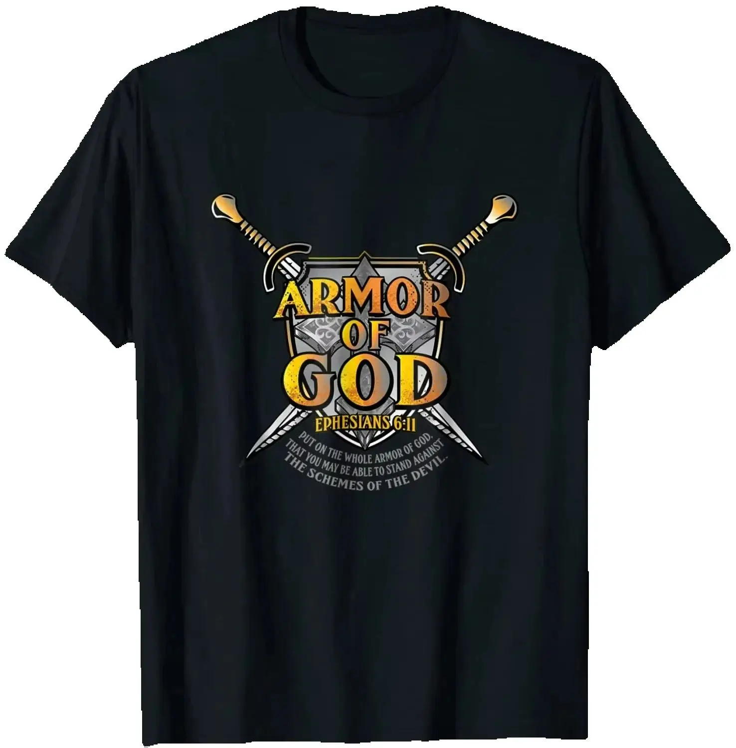 Ephesians 6:11 Armor of God T-Shirt. Summer Cotton O-Neck Short Sleeve Mens T Shirt New