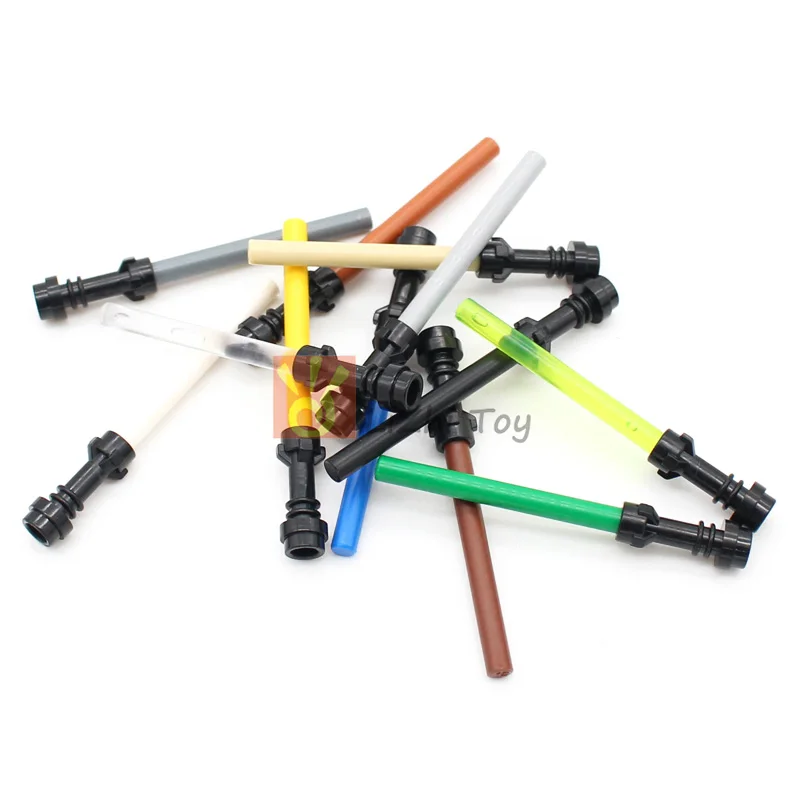 50pcs MOC Building Block 30374 Bar 4L Lightsaber Blade Wand DIY Classic Bricks Accessories Particles Toys Compatible with 64567