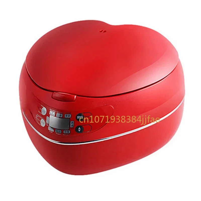 

300W 1.8L Heart-shaped Rice Cooker Intelligent Mini Rice Cooker with Rice Cooking Function, Cooking Porridge and Making Cakes