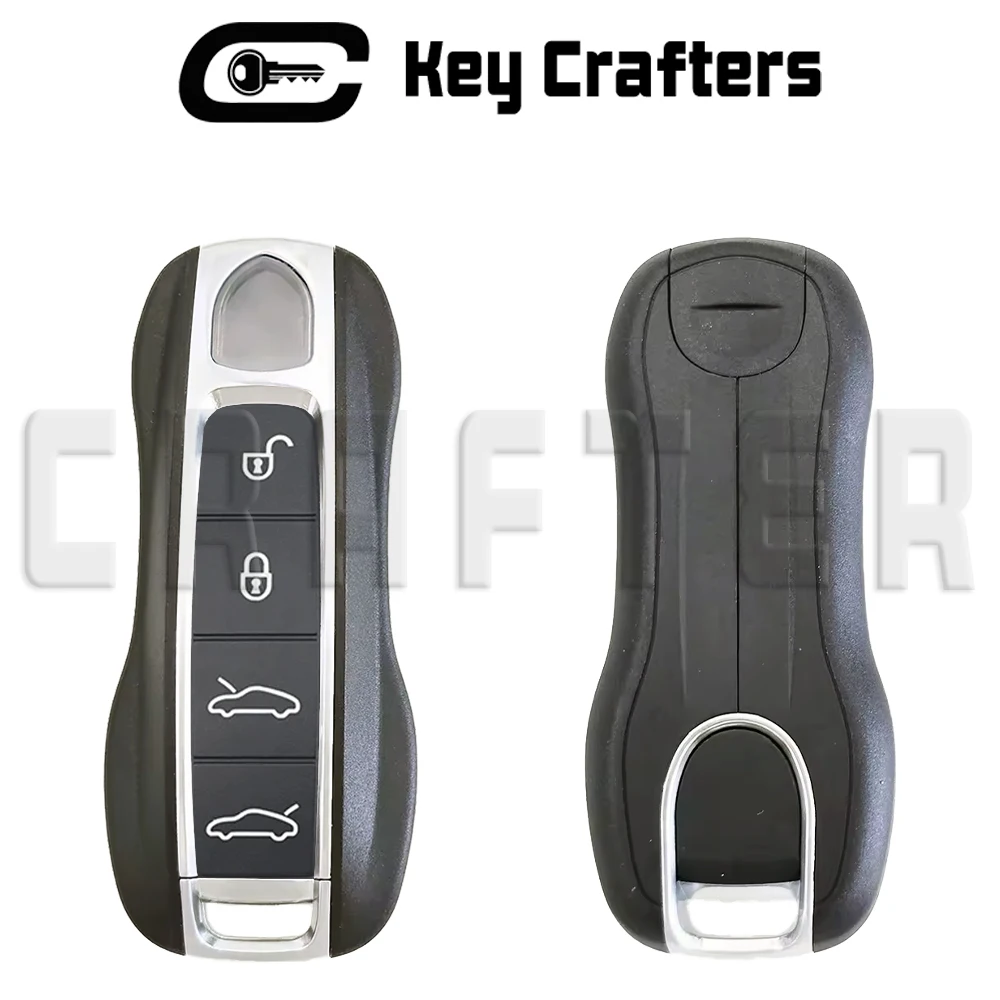 Key Crafters KEYDIY PCB 5M CHIP 434MHz Smart Car Key For Porsche MLB Cayenne Panamera Taycan Macann 718 991 Blade HU162T Key Cut