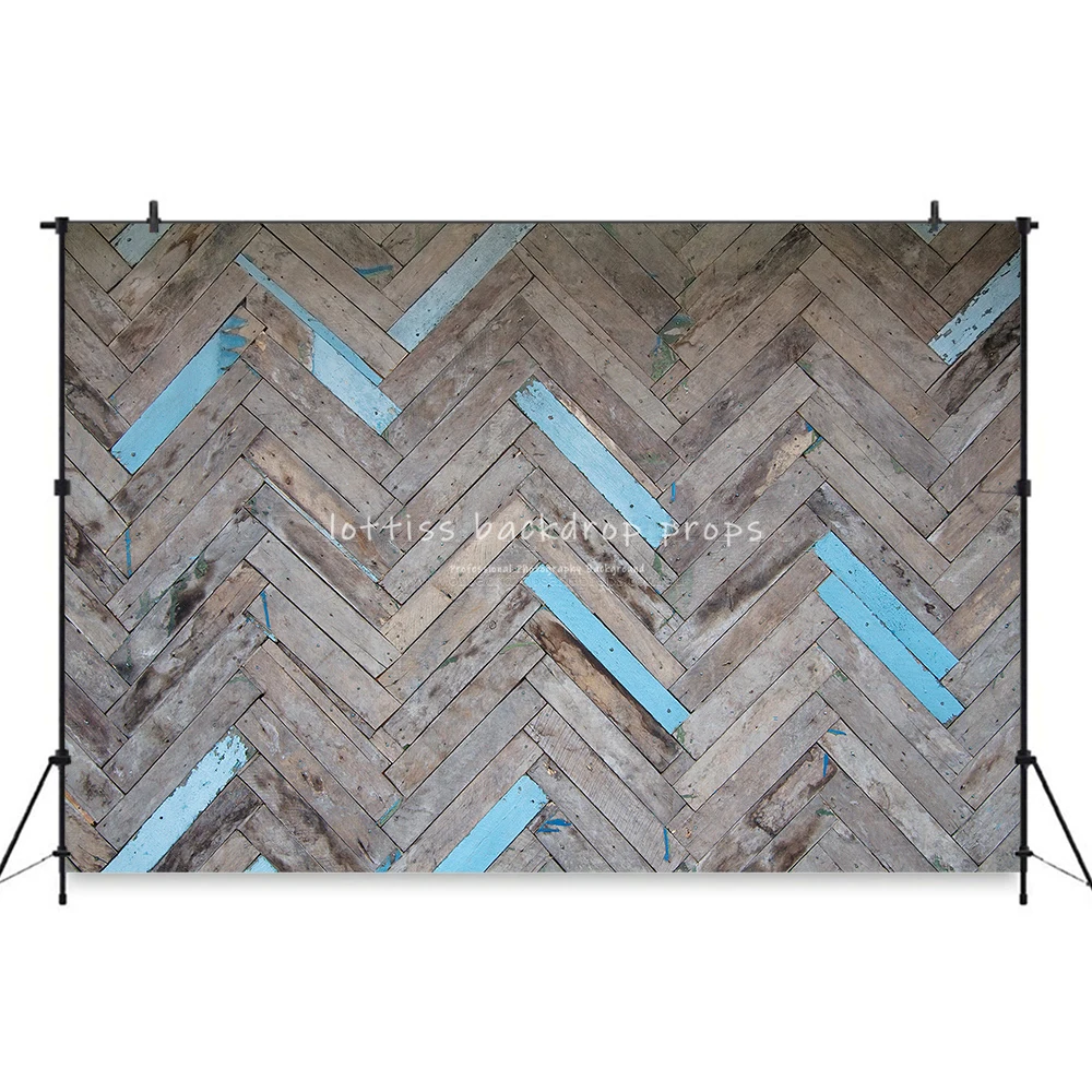 Zig Zag Wooden Board Floor Backdrops White Brown Plank Photography Z-shaped Texture Wood Background For Photostudio Props