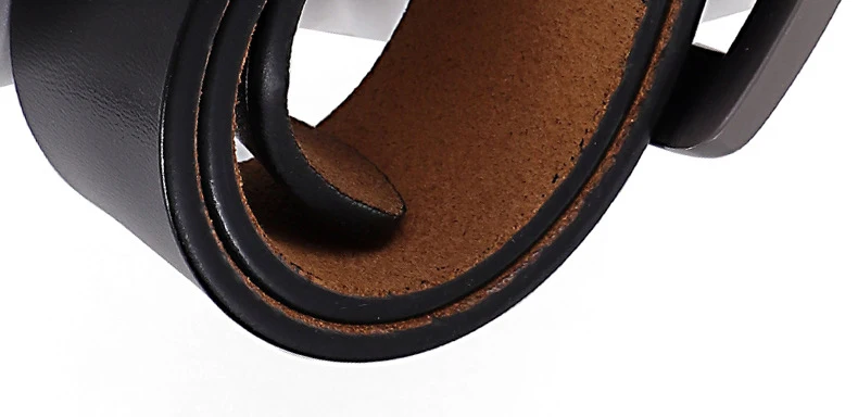 Gürtel Herrenmode Herren Luxus Designer Rindsleder Gürtel für Jeans Echt leder Riemen Nadel schnalle plus Größe 170cm – Detail 11