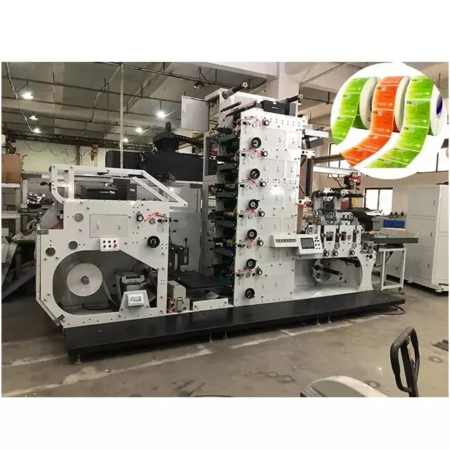 Flexo Printing Machine Full Automatic High Speed 4/6 Color Roll to Roll Printer for Plastic Film Paper Bag Label Printing