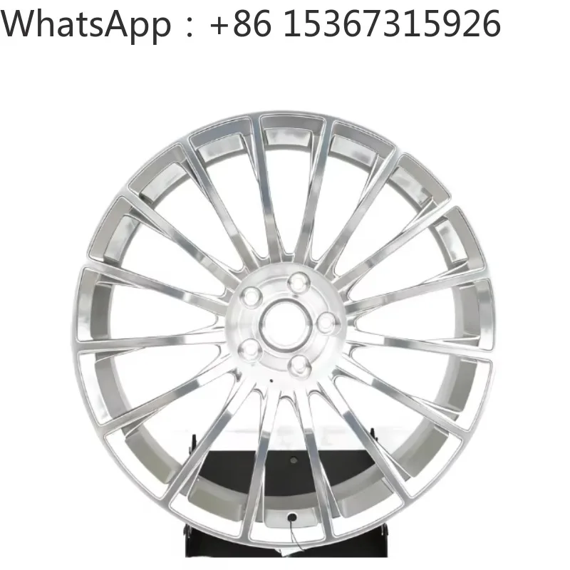 20x8.5J 20x9.5J ET39 Five Spoke Silver Forged Aluminum Alloy Wheel Rims Universal Luxury Car Modified Wheels