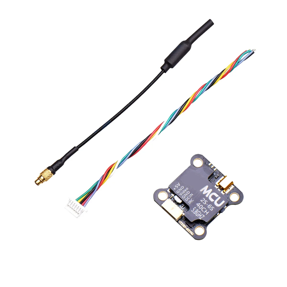 For JHEMCU VTX20-600 VTX 5.8G 600MW FPV Video Transmitter Support 2-6S IRC for FPV Drone A009