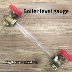 Boiler Level Gauge Water Observation Water Tank Liquid Level Tube Boiler Matching Mixer Truck Switch Valve