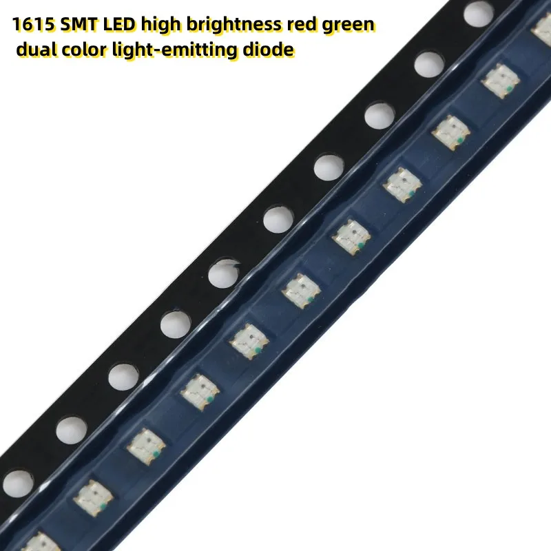 100PCS 1615 SMT LED high brightness red green dual color light-emitting diode