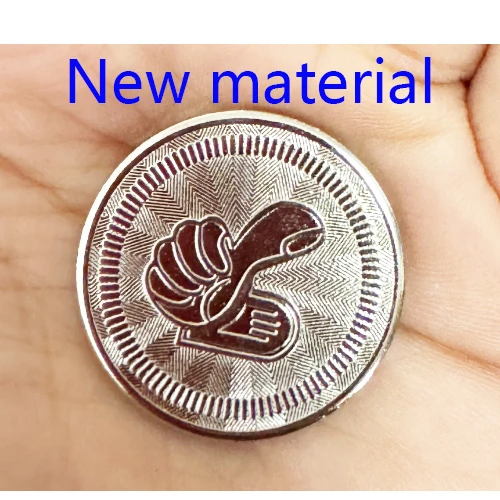 100 stücke Edelstahl 23/24/25mm Tokens Crown Design Arcade münze Für Münzprüfer Arcade Spiel Kran klaue Automaten