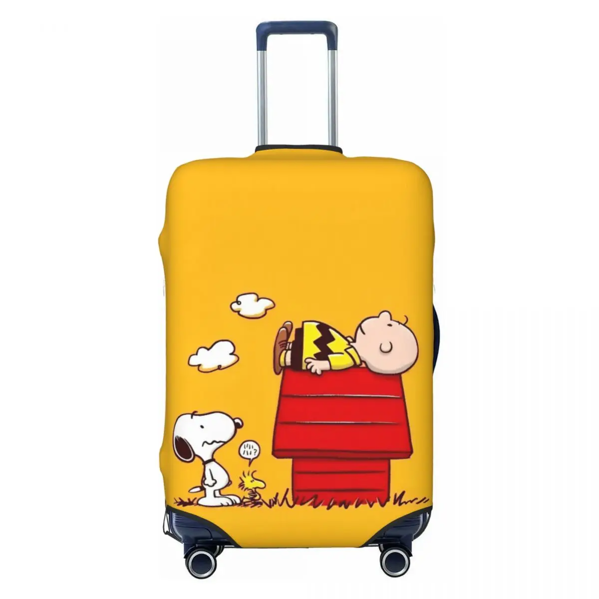 Hot Japan Cartoon   Dog Charlie   Suitcase Cover Anime Elastic Business Protector Luggage Accesories Holiday