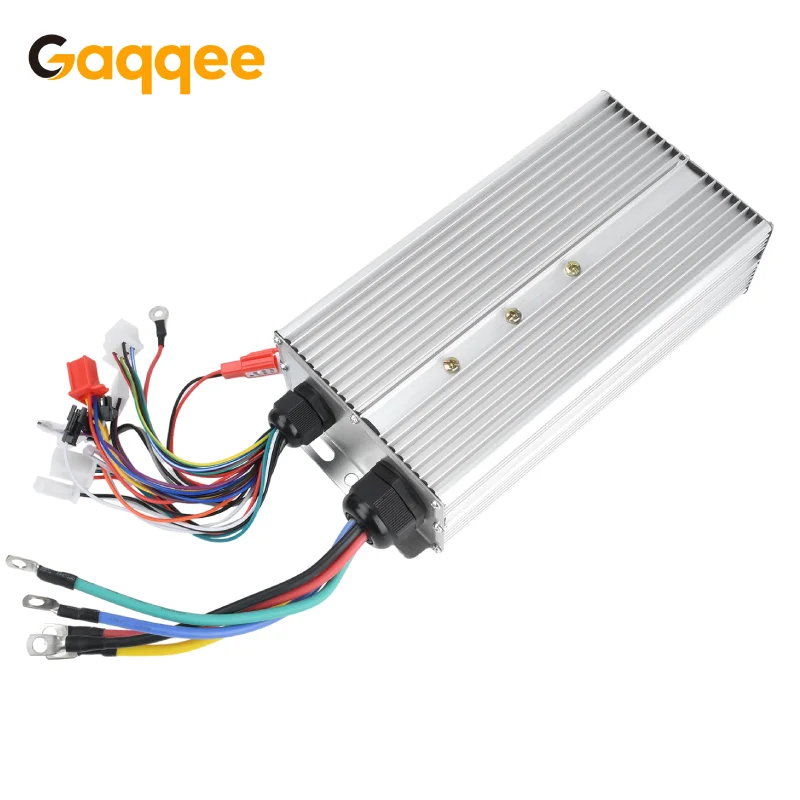 5000w-brushless-motor-controller-with-heat-dissipation-system-aluminum-alloy-dual-row-24-tube-for-electric-motorcycle