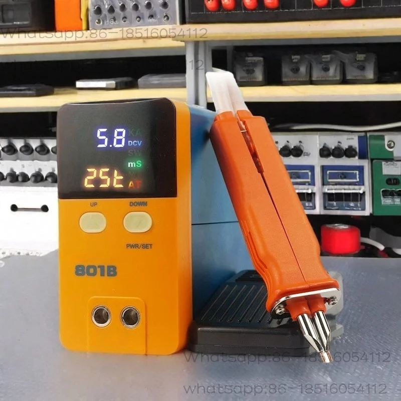 801B Energy Storage Capacitor Spot Welding Machine  11.6kw 110v-220v Lithium Battery Welding Handheld 18650 Butt Welders