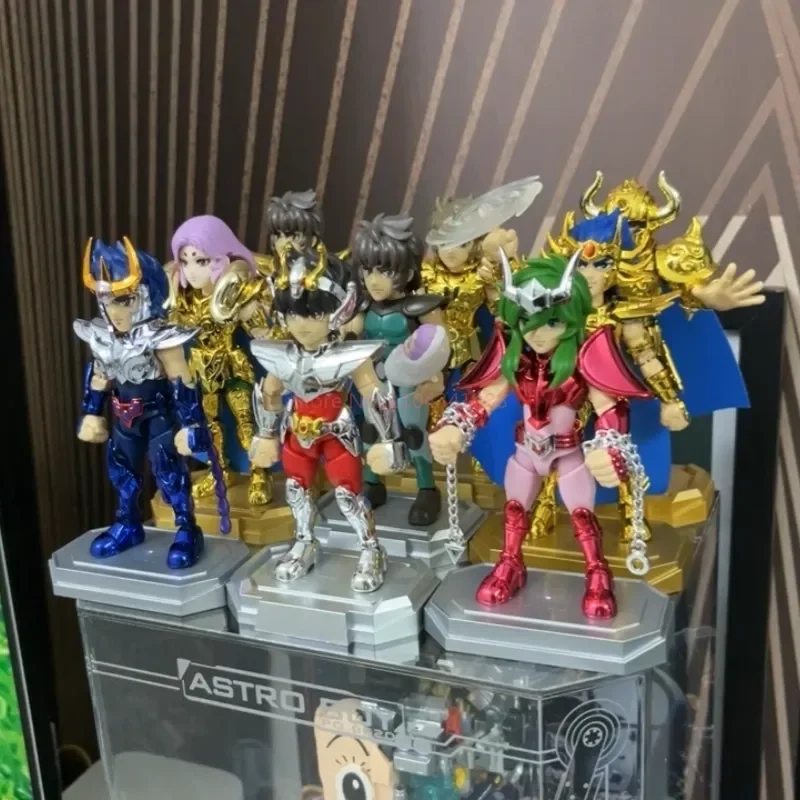 100% figuras de acción genuinas KAYOU Saint Seiya Card Legend Of The Holy Land, figuras de fantasía, juguetes relacionados con el juego, adorno de escritorio