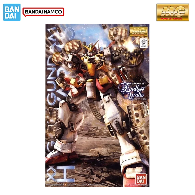 Bandai Original Genuine Figure Gundam Model Kit MG 1/100 XXXG-01H Gundam Heavyarms EW Collection Action Figure Model Toys Gifts