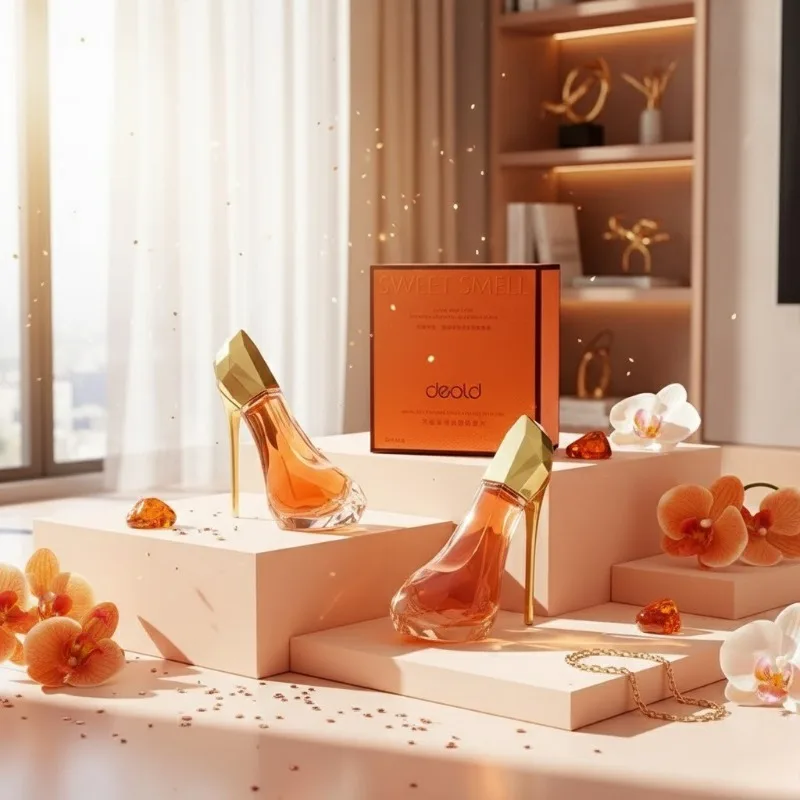 

30ml Dazzling Feminine High Heel Perfume Elegant Aquatic Scent with Blackcurrant Jasmine and Sweet Vanilla for Lasting Charm