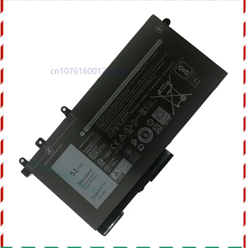 

New battery for DELL 93FTF 3DDDG 3VC9Y 049XH Latitude 12 5290 Latitude 14 5480