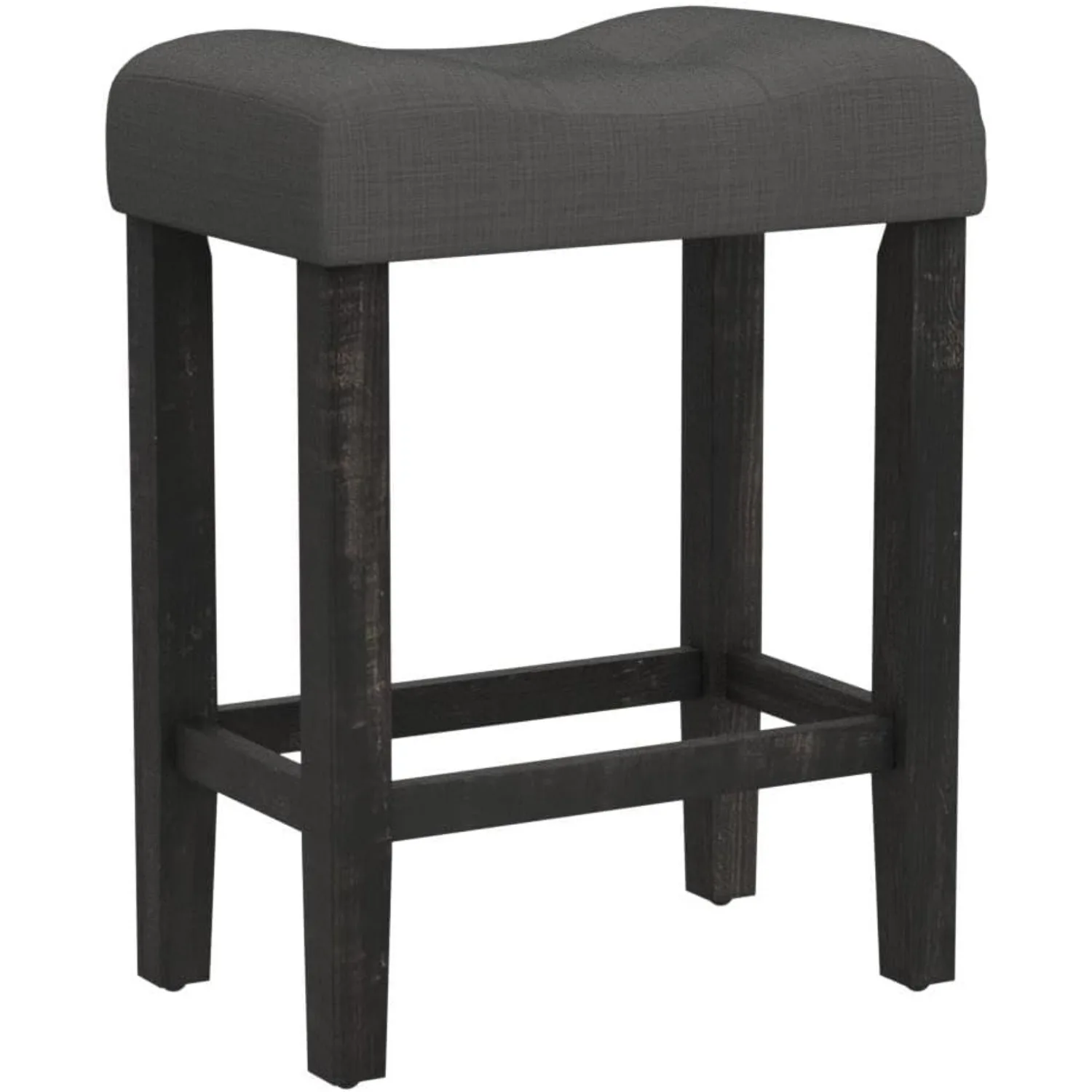 

Серые табуреты-седла, набор из 2-х тафтинговых табуретов диаметром 24 дюйма, эргономичные, 11,8x18,5 дюйма для кухни и бара