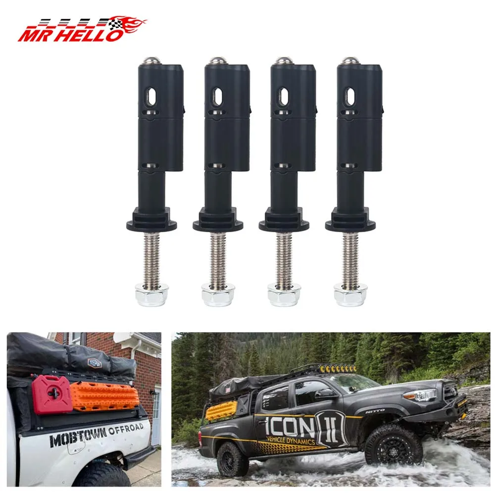 Mounting Pins For MaxTrax MKII Recovery/Traction Boards Lockable Theftproof Safety Mounting Pins Sets 4 PCS Drawbar Pin Kit