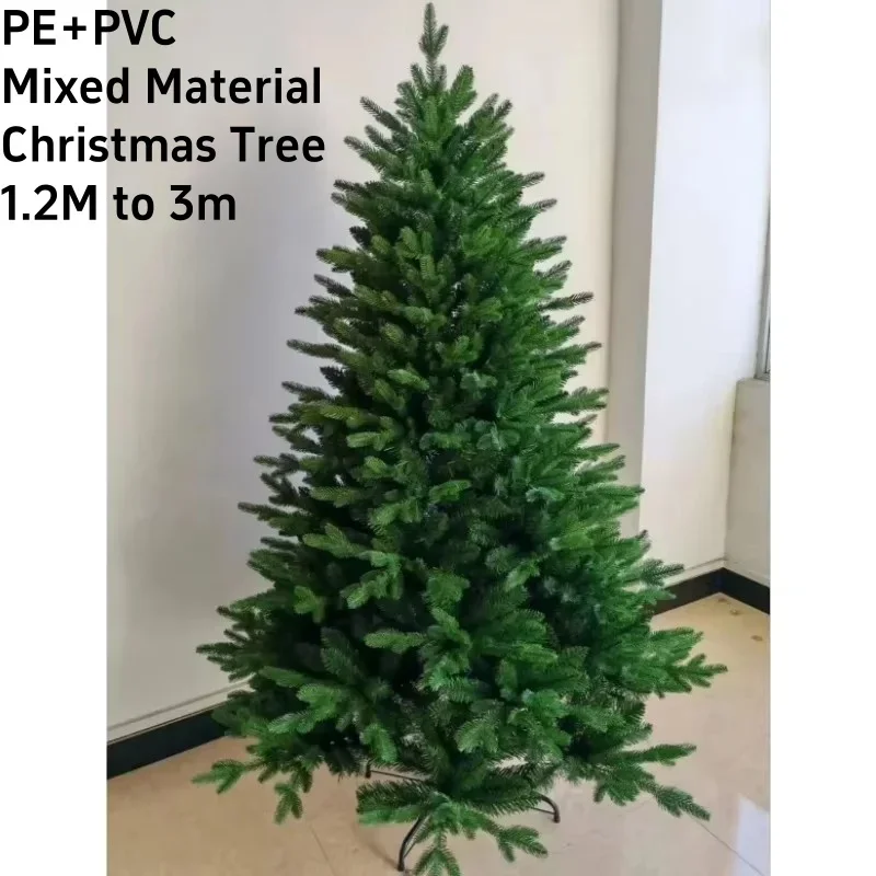 

Artificial Large Christmas Tree Encryption PE/PVC Material Xmas Tree for Home Indoor Outdoor Decor Christmas Ornaments1.2M to 3M