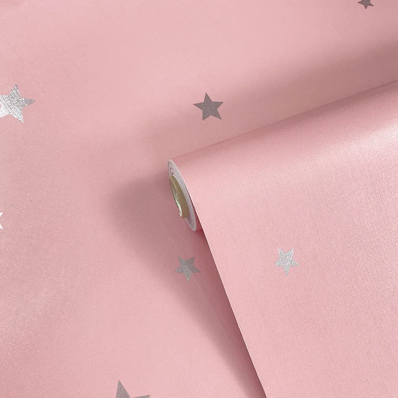 Pink and Blue Self-adhesive Wall Stickers for Children's Rooms Dormitories Restaurants Wallpapers Furniture Renovation Stickers