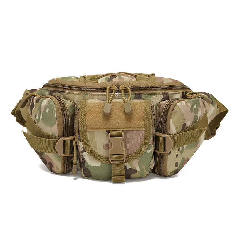 

Outdoor fanny pack Men's multi-functional bag Large capacity tactical waterproof casual camouflage mountaineering sports