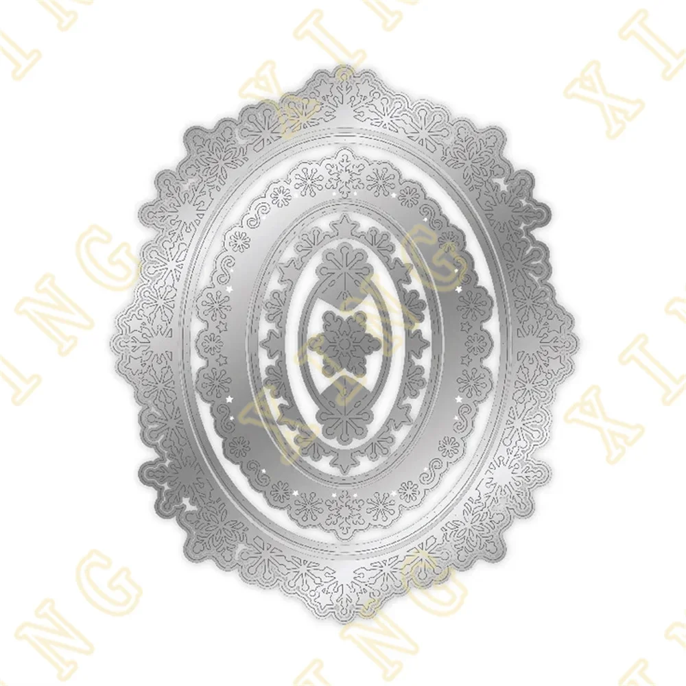 عيد ميلاد سعيد ندفة الثلج المعادن قطع يموت سجل القصاصات تنقش ورقة بطاقة ألبوم الحرفية قالب قطع يموت الإستنسل جديد لعام 2024 #5