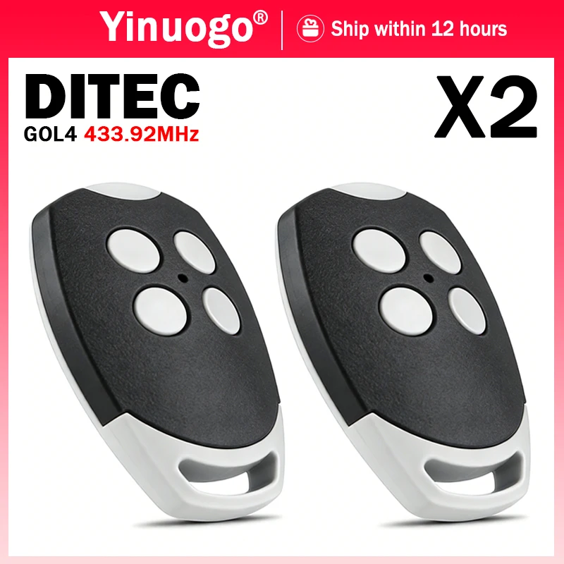 

Пульт дистанционного управления для гаражных ворот DITEC GOL4 BIXLG4 BIXLP2 BIXLS2 совместим с пультами DITEC Entrematic ZEN ZEN2 ZEN4 ZEN2W ZEN4W 433,92 МГц.