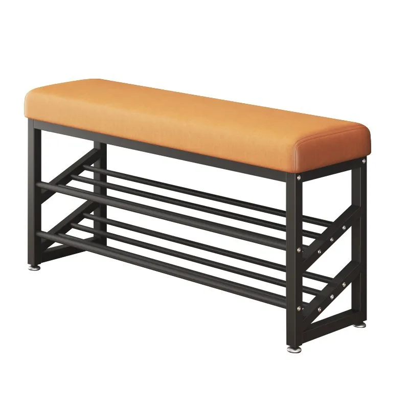 

Стул для обуви для дома, можно сидеть и носить в домашнем шкафу для обуви, стул для обуви, мягкая подставка для обуви с подушкой