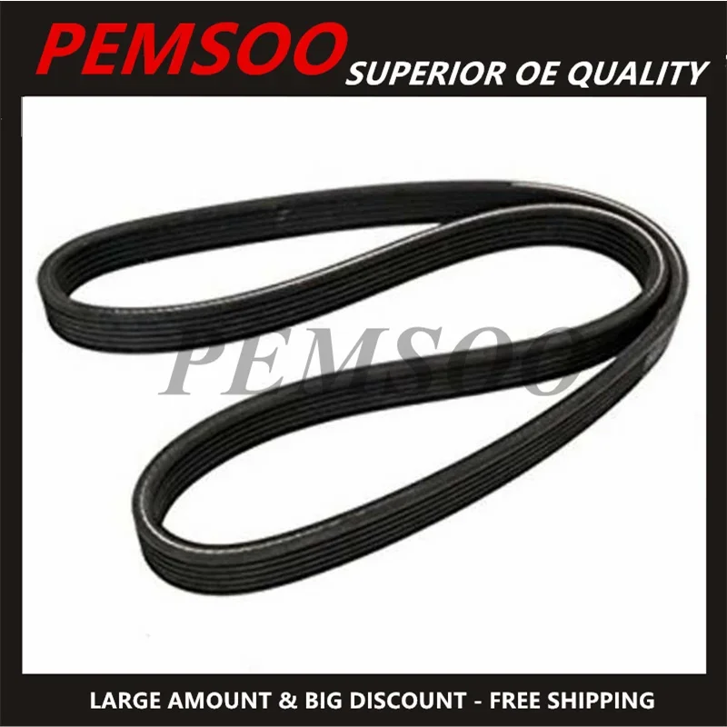 31330380 6DPK2280 1PCS Auxiliary Drive Belt for VOLVO S80 S60 V70 V60 XC60 2010 2011 2012 2013 2014 2015 2.0T