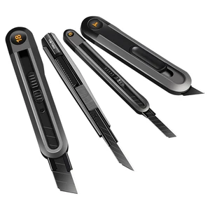Deli Utility Knife portátil de bolsillo portátil Papel retráctil en papel retráctil н 18 mm 9 mm cuchilla de metal para suministros de papelería de la escuela de oficina 12 mejores ventas Matt Cutter - №8