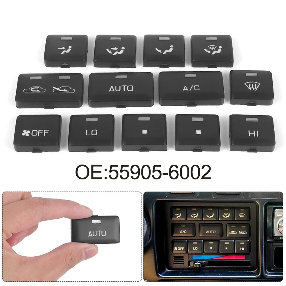 

Замена панели управления кондиционером автомобиля, черные кнопки управления климат-контролем, кнопка переключения режимов, установка без инструментов