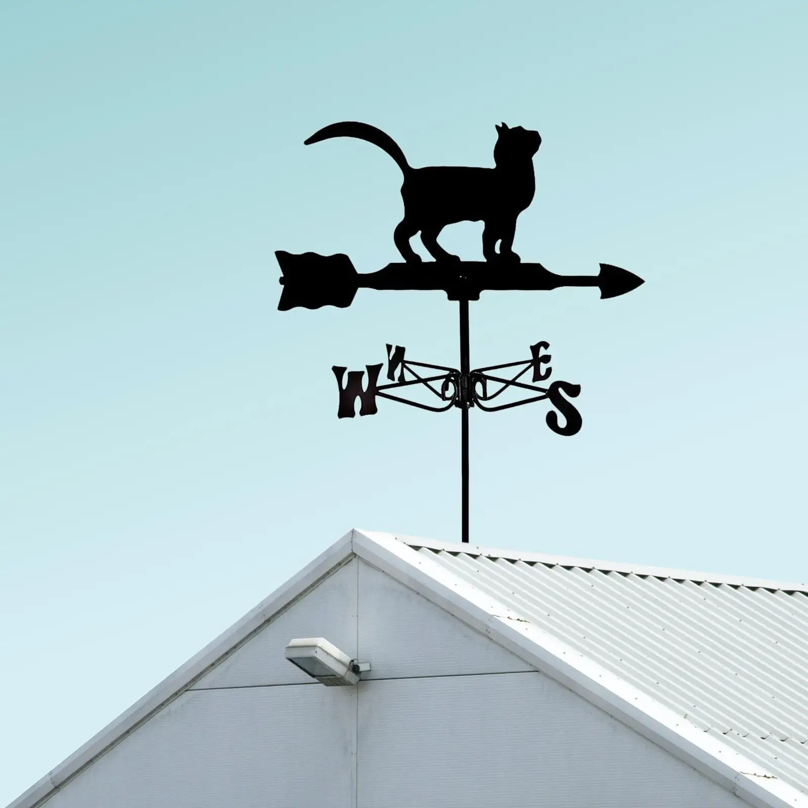 Weathervane Roof Mount Weather Vane Outdoor Scene for Cupola Barn Garden