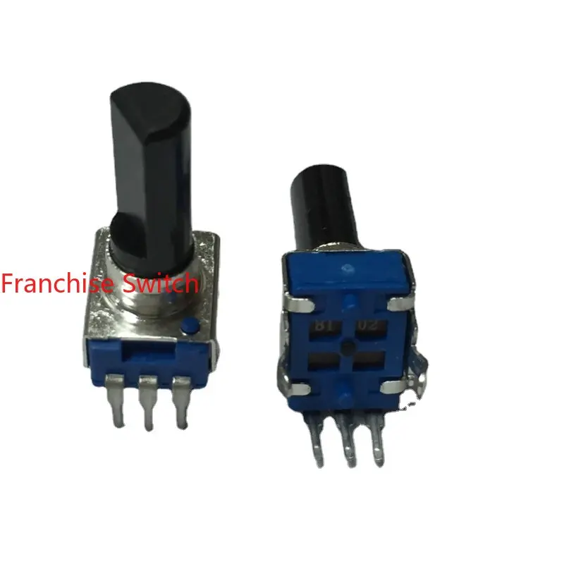 10PCS The Shaft Length Of RV09 9 Small Potentiometer 1K 3-pin Blue Welding Machine Is 25MM.