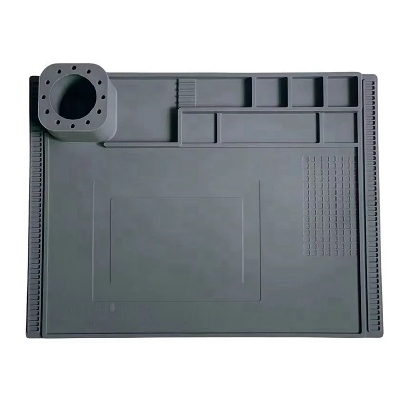 【Today-Only!】Repair Pad Insulation Heat-Resistant Soldering Station Silicon Soldering Mat Work Pad Desk For BGA Soldering Statio