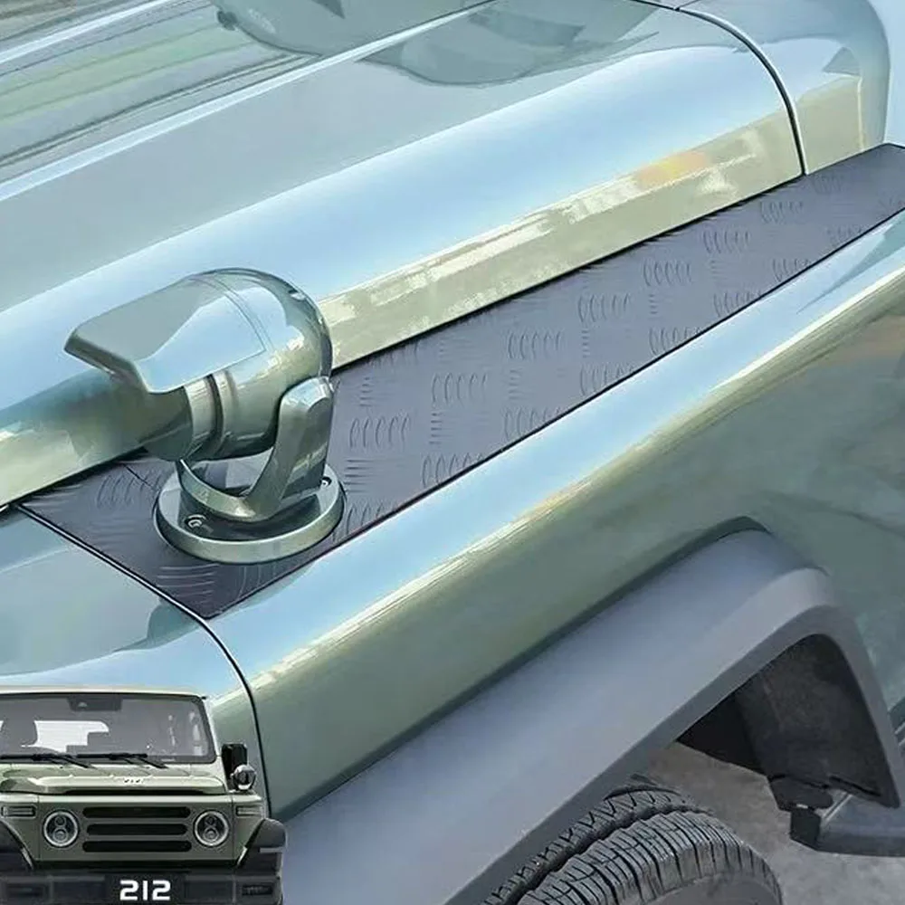 For BAIC 212 T01 2024 - 2026 Hood Side Cover Modification Off-Road Aluminum Alloy Armor