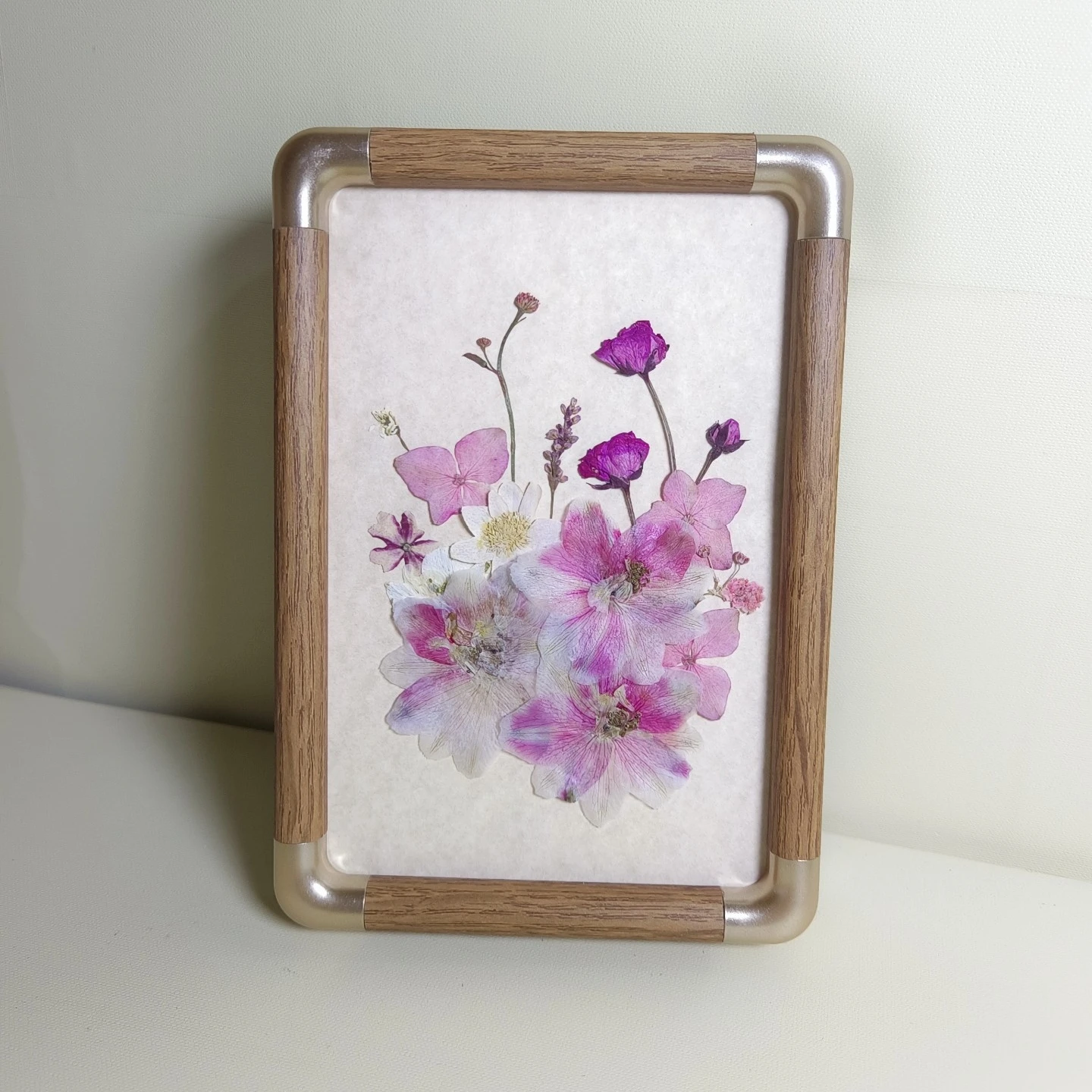 

0058 Pressed Flower Art Vintage Flower Wall Art Handmade Home Decoration Eco-friendly Wall Decor Natural Beauty Art Print Unique