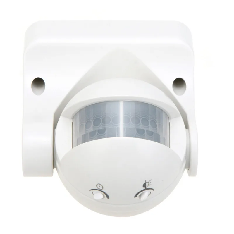 AC 220V-240V 110V 180 Degree Outdoor IP44 Security PIR Infrared Motion Sensor Detector Movement Switch Max 12m 50Hz 3-2000LUX