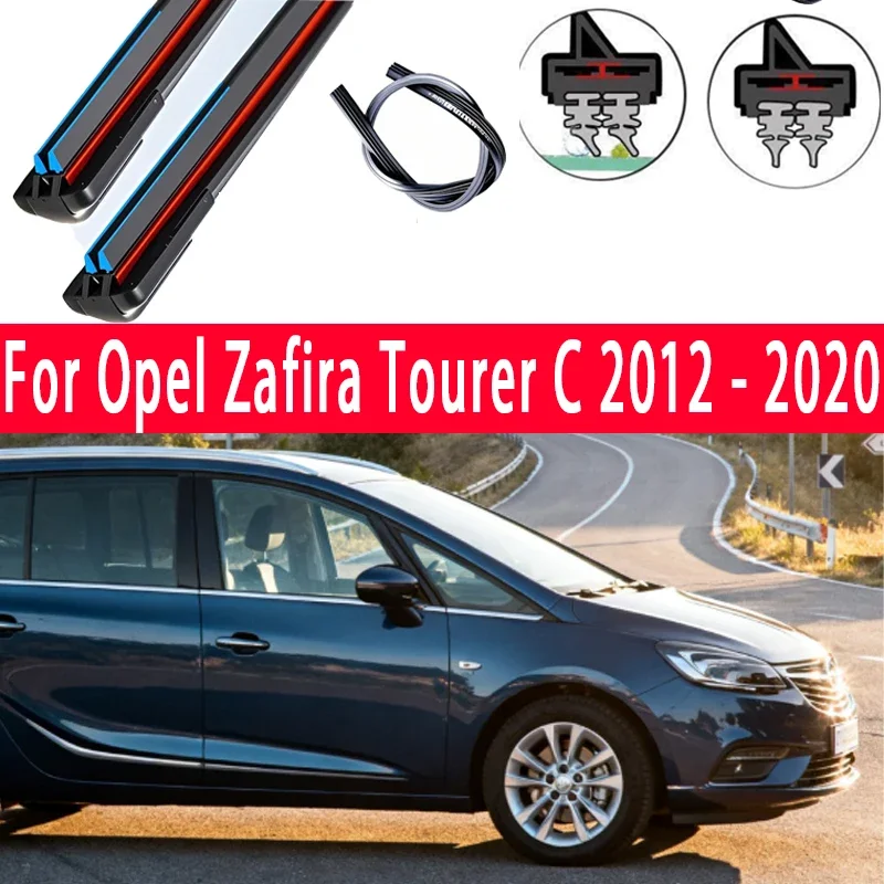 

Wiper LHD Front Wiper Blades For Opel Zafira Tourer C 2012-2020 2019 Windshield Windscreen Window Brush 30"+28"" Accessories