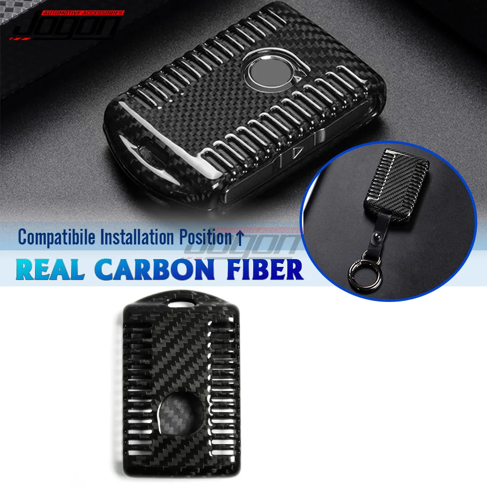 Carbon Fiber Car Key Fob Cover For Volvo XC60 XC90 XC40 S90 S60 V90 V60 Polestar 1 Polestar 2 Car Remote Key Case Cover Shell