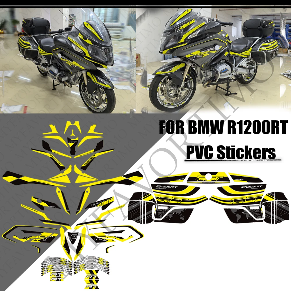 

For BMW R1200RT R 1200 RT Motorcycle Fairing Fender Trunk Luggage Cases Protector Tank Pad Grips Kit Knee Wheels Stickers Decals