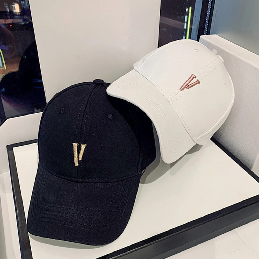 

Letter Embroidered Baseball Hat New UV Protect Adjustable Cap Sunshade Hat Spring Summer Sun Protection Duck Tongue Cap Outdoor