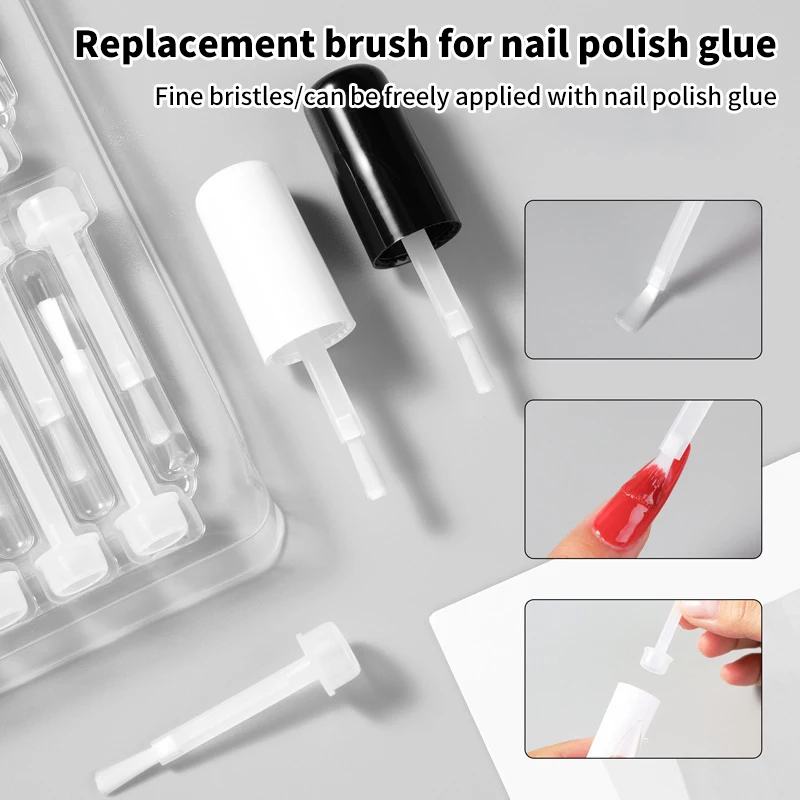 15-200 pz smalto per unghie sostituzione Brushe immersione liquido applicatore pennelli strumento per Manicure Gel Brushe strumento di pittura per