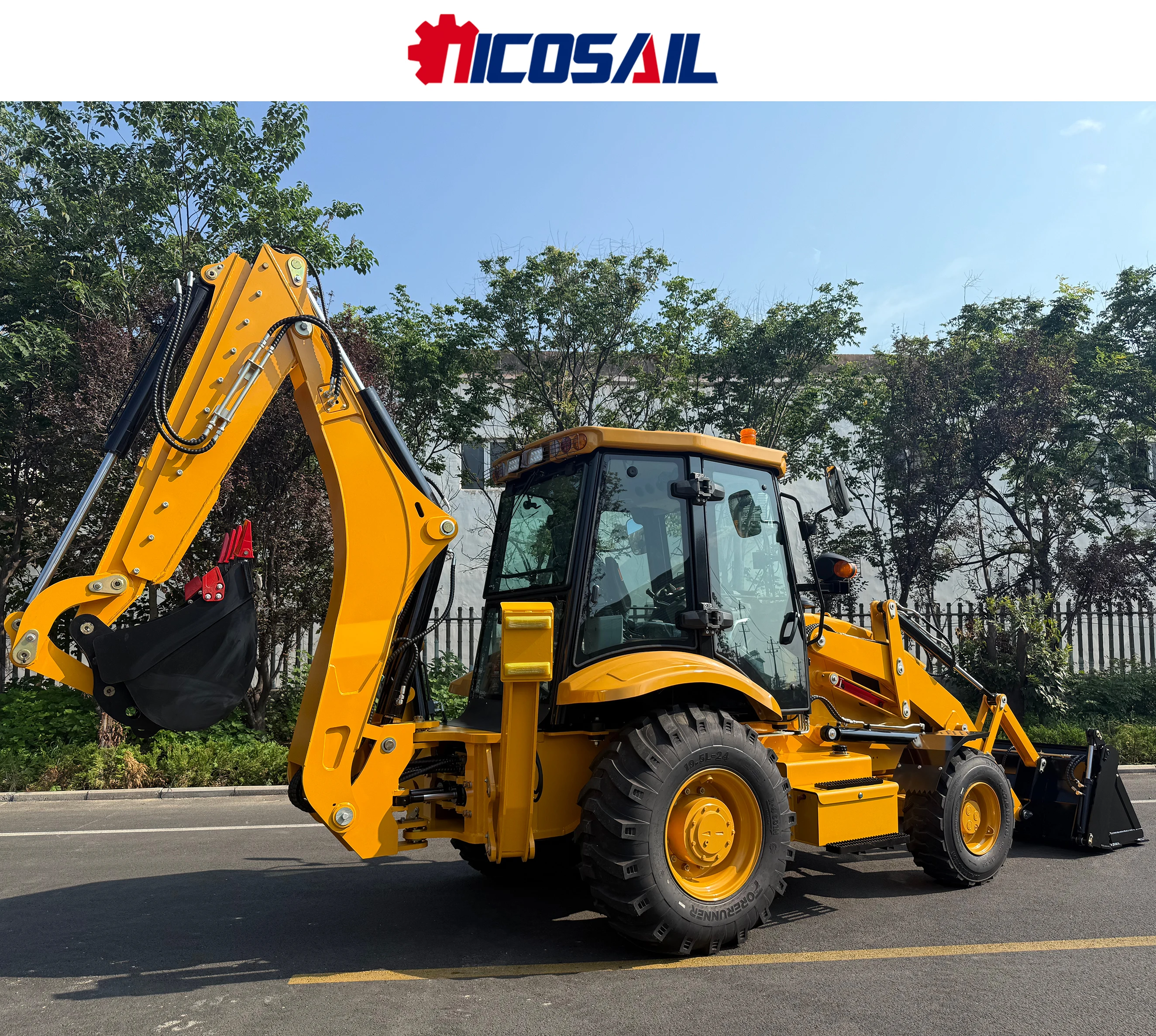3CX Hydraulic Backhoe Loader W - Tractor Backhoe ulasan dan harga