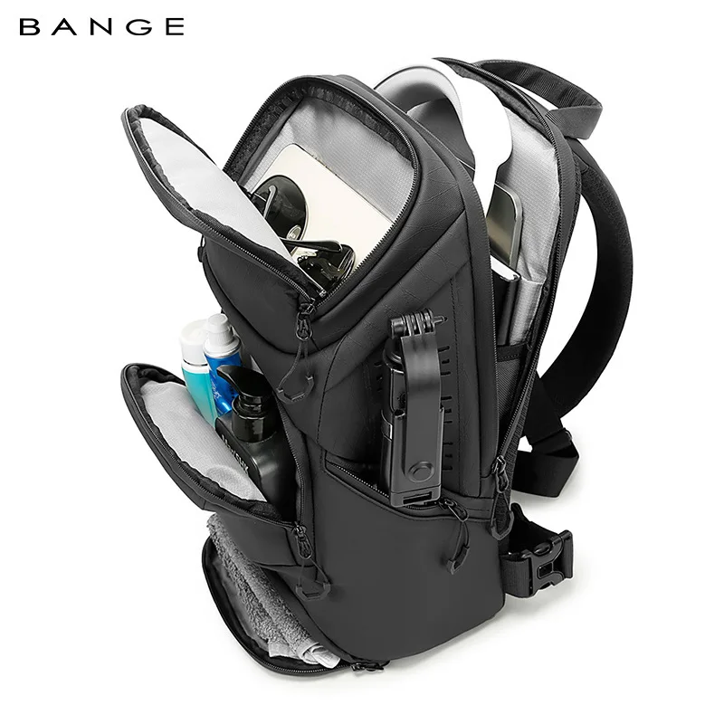 Bolso Bandolera Impermeable BANGE con Múltiples Bolsillos, Transpirable y Ergonómico, para el Uso Diario y Aventuras al Aire Libre
